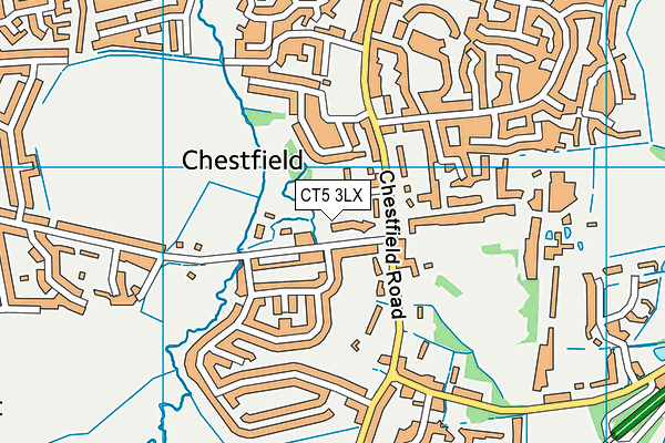 CT5 3LX map - OS VectorMap District (Ordnance Survey) CT5 3LX map - OS VectorMap District (Ordnance Survey)