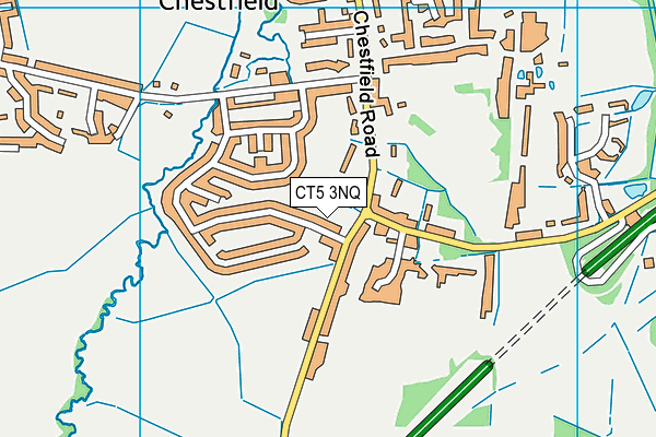 CT5 3NQ map - OS VectorMap District (Ordnance Survey) CT5 3NQ map - OS VectorMap District (Ordnance Survey)