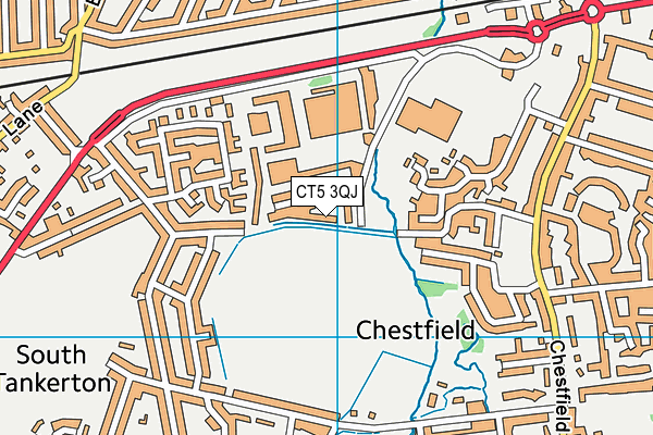 CT5 3QJ map - OS VectorMap District (Ordnance Survey) CT5 3QJ map - OS VectorMap District (Ordnance Survey)