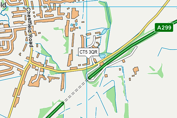 CT5 3QR map - OS VectorMap District (Ordnance Survey) CT5 3QR map - OS VectorMap District (Ordnance Survey)