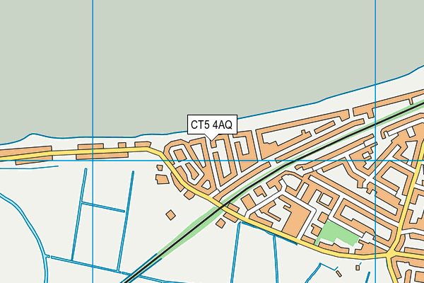 CT5 4AQ map - OS VectorMap District (Ordnance Survey) CT5 4AQ map - OS VectorMap District (Ordnance Survey)