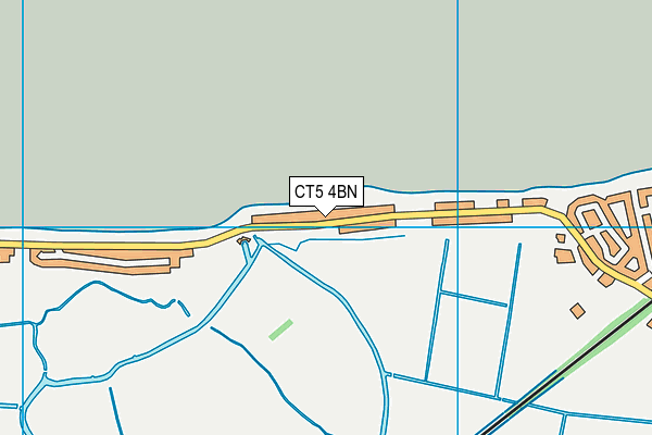 CT5 4BN map - OS VectorMap District (Ordnance Survey) CT5 4BN map - OS VectorMap District (Ordnance Survey)