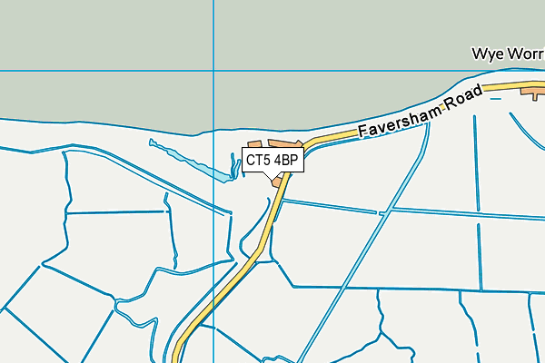 CT5 4BP map - OS VectorMap District (Ordnance Survey) CT5 4BP map - OS VectorMap District (Ordnance Survey)
