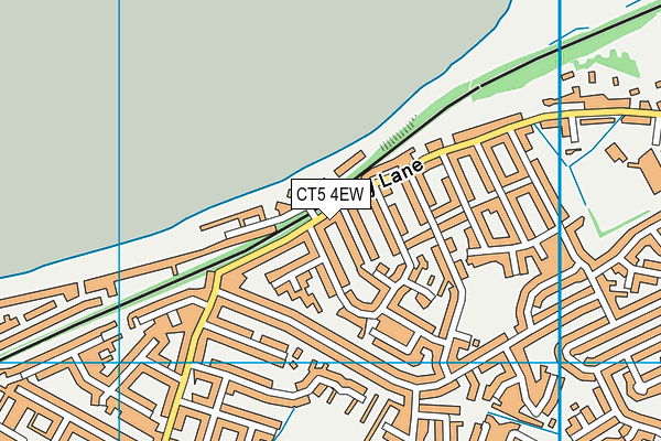CT5 4EW map - OS VectorMap District (Ordnance Survey) CT5 4EW map - OS VectorMap District (Ordnance Survey)