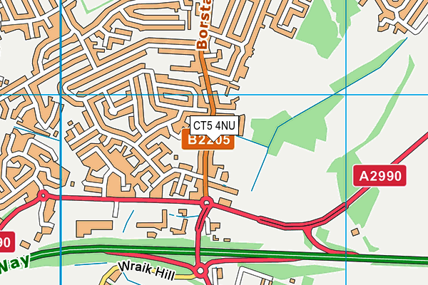 CT5 4NU map - OS VectorMap District (Ordnance Survey) CT5 4NU map - OS VectorMap District (Ordnance Survey)