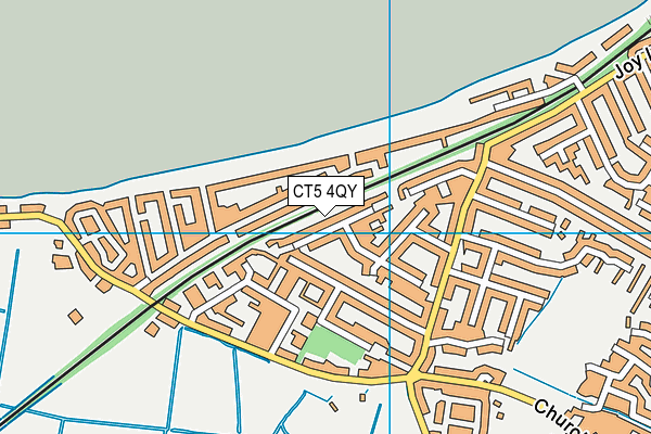 CT5 4QY map - OS VectorMap District (Ordnance Survey) CT5 4QY map - OS VectorMap District (Ordnance Survey)
