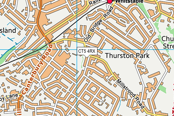 CT5 4RX map - OS VectorMap District (Ordnance Survey) CT5 4RX map - OS VectorMap District (Ordnance Survey)