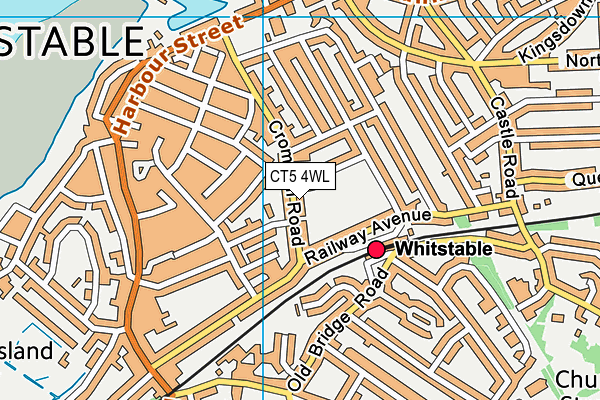CT5 4WL map - OS VectorMap District (Ordnance Survey) CT5 4WL map - OS VectorMap District (Ordnance Survey)