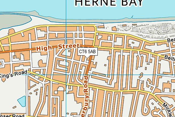 CT6 5AB map - OS VectorMap District (Ordnance Survey)