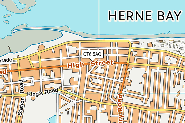 CT6 5AQ map - OS VectorMap District (Ordnance Survey) CT6 5AQ map - OS VectorMap District (Ordnance Survey)