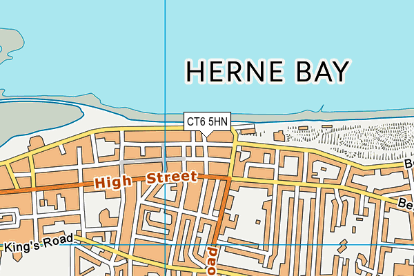 CT6 5HN map - OS VectorMap District (Ordnance Survey)