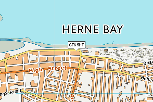 CT6 5HT map - OS VectorMap District (Ordnance Survey)