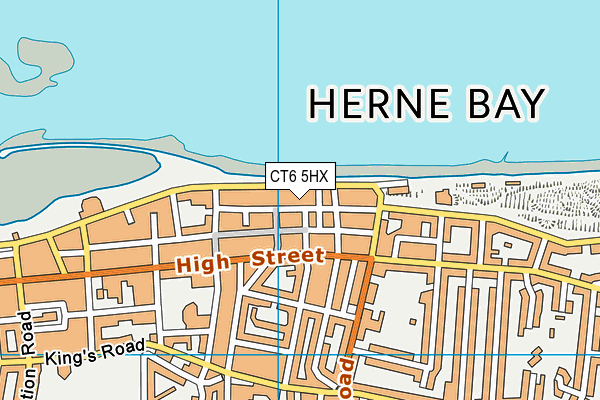 CT6 5HX map - OS VectorMap District (Ordnance Survey)