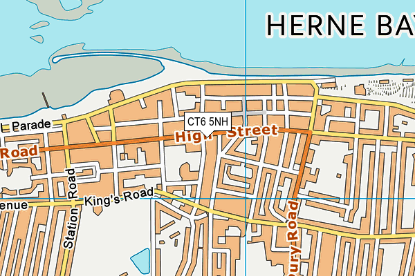 CT6 5NH map - OS VectorMap District (Ordnance Survey) CT6 5NH map - OS VectorMap District (Ordnance Survey)