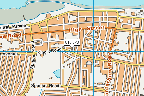 CT6 5PD map - OS VectorMap District (Ordnance Survey) CT6 5PD map - OS VectorMap District (Ordnance Survey)