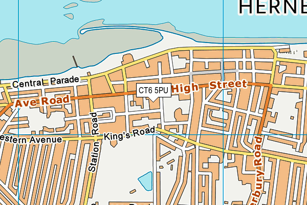 CT6 5PU map - OS VectorMap District (Ordnance Survey) CT6 5PU map - OS VectorMap District (Ordnance Survey)