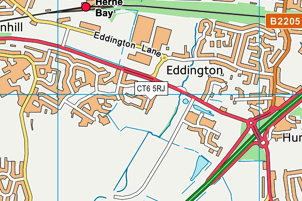 CT6 5RJ map - OS VectorMap District (Ordnance Survey)