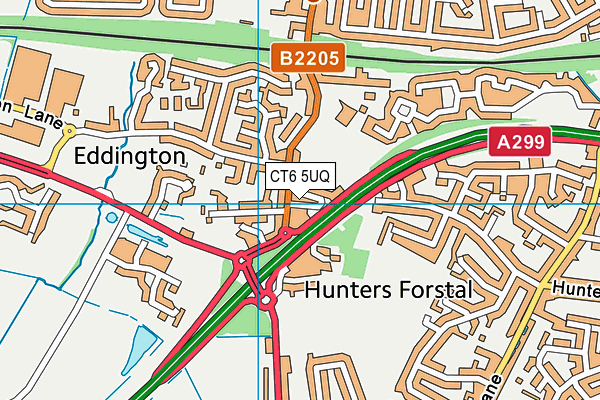 CT6 5UQ map - OS VectorMap District (Ordnance Survey) CT6 5UQ map - OS VectorMap District (Ordnance Survey)