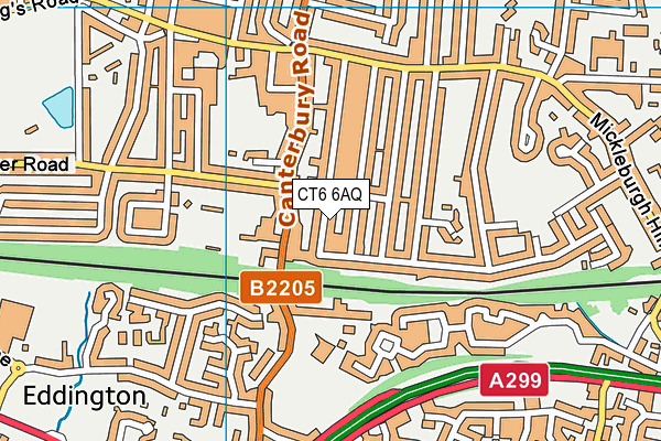 CT6 6AQ map - OS VectorMap District (Ordnance Survey) CT6 6AQ map - OS VectorMap District (Ordnance Survey)