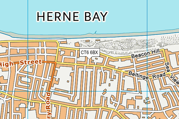 CT6 6BX map - OS VectorMap District (Ordnance Survey) CT6 6BX map - OS VectorMap District (Ordnance Survey)