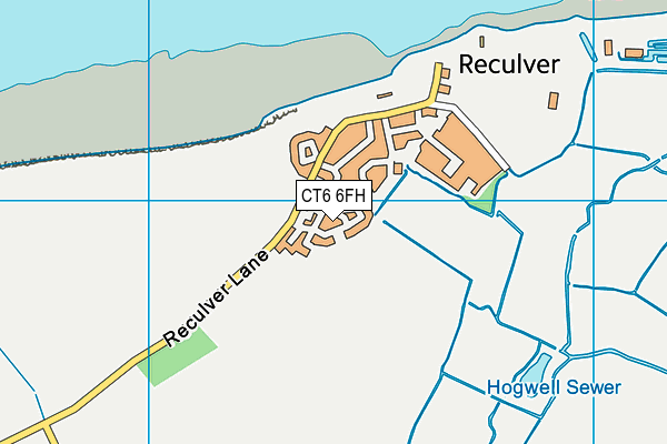 CT6 6FH map - OS VectorMap District (Ordnance Survey) CT6 6FH map - OS VectorMap District (Ordnance Survey)