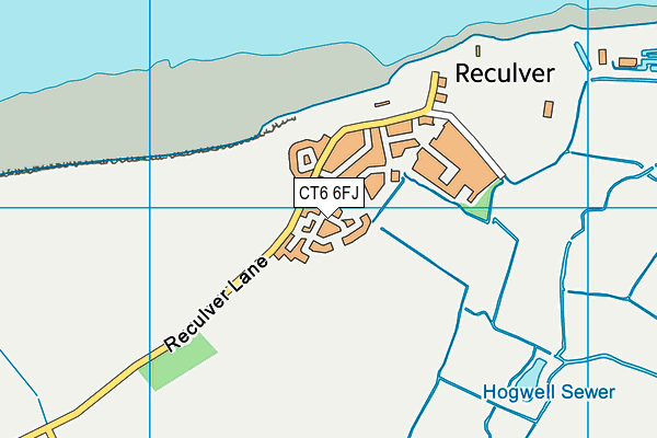 CT6 6FJ map - OS VectorMap District (Ordnance Survey) CT6 6FJ map - OS VectorMap District (Ordnance Survey)