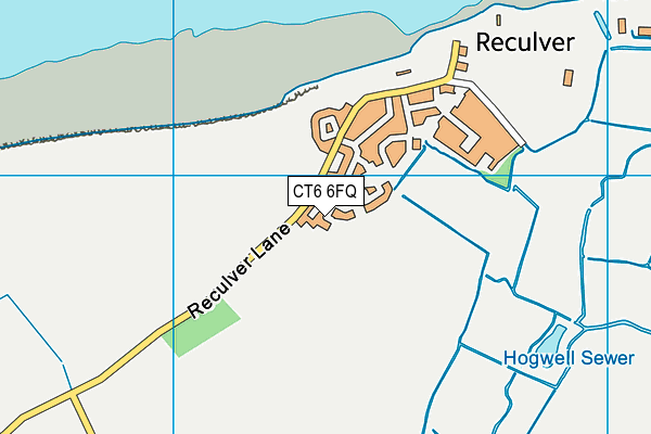 CT6 6FQ map - OS VectorMap District (Ordnance Survey) CT6 6FQ map - OS VectorMap District (Ordnance Survey)