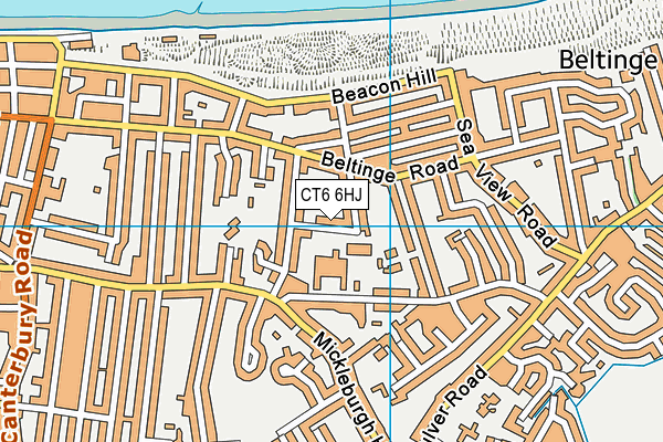 CT6 6HJ map - OS VectorMap District (Ordnance Survey) CT6 6HJ map - OS VectorMap District (Ordnance Survey)