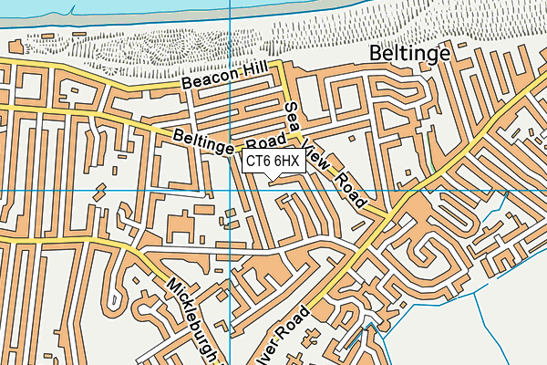 CT6 6HX map - OS VectorMap District (Ordnance Survey) CT6 6HX map - OS VectorMap District (Ordnance Survey)