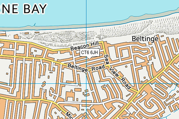 CT6 6JH map - OS VectorMap District (Ordnance Survey) CT6 6JH map - OS VectorMap District (Ordnance Survey)