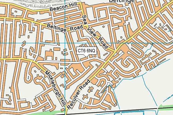 CT6 6NQ map - OS VectorMap District (Ordnance Survey)