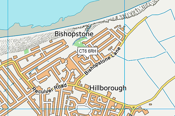 CT6 6RH map - OS VectorMap District (Ordnance Survey) CT6 6RH map - OS VectorMap District (Ordnance Survey)