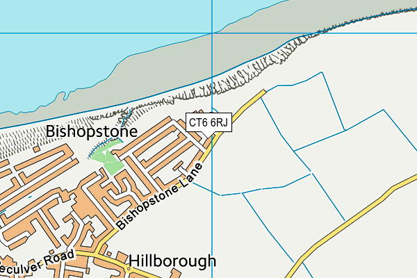 CT6 6RJ map - OS VectorMap District (Ordnance Survey)