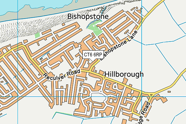 CT6 6RP map - OS VectorMap District (Ordnance Survey)