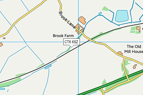 CT6 6SZ map - OS VectorMap District (Ordnance Survey) CT6 6SZ map - OS VectorMap District (Ordnance Survey)