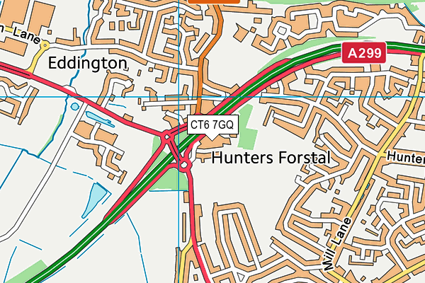 CT6 7GQ map - OS VectorMap District (Ordnance Survey) CT6 7GQ map - OS VectorMap District (Ordnance Survey)