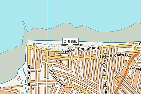 CT6 8BU map - OS VectorMap District (Ordnance Survey) CT6 8BU map - OS VectorMap District (Ordnance Survey)