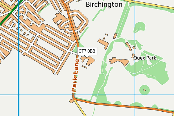 CT7 0BB map - OS VectorMap District (Ordnance Survey) CT7 0BB map - OS VectorMap District (Ordnance Survey)