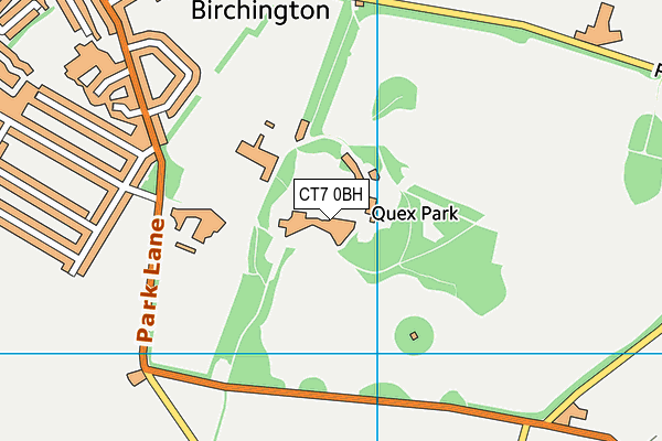 CT7 0BH map - OS VectorMap District (Ordnance Survey) CT7 0BH map - OS VectorMap District (Ordnance Survey)