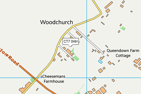 CT7 0HH map - OS VectorMap District (Ordnance Survey) CT7 0HH map - OS VectorMap District (Ordnance Survey)
