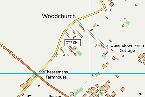 CT7 0HJ map - OS VectorMap District (Ordnance Survey) CT7 0HJ map - OS VectorMap District (Ordnance Survey)