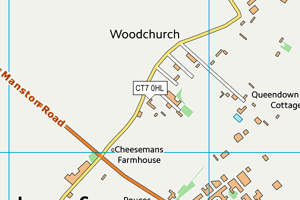 CT7 0HL map - OS VectorMap District (Ordnance Survey) CT7 0HL map - OS VectorMap District (Ordnance Survey)