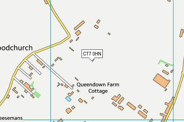 CT7 0HN map - OS VectorMap District (Ordnance Survey) CT7 0HN map - OS VectorMap District (Ordnance Survey)