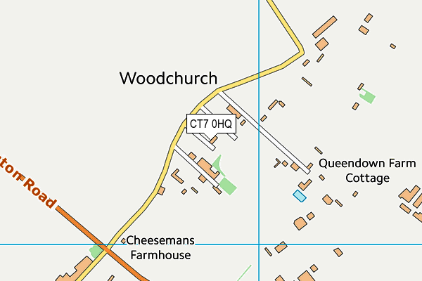 CT7 0HQ map - OS VectorMap District (Ordnance Survey) CT7 0HQ map - OS VectorMap District (Ordnance Survey)