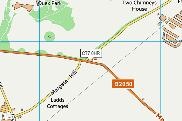 CT7 0HR map - OS VectorMap District (Ordnance Survey) CT7 0HR map - OS VectorMap District (Ordnance Survey)