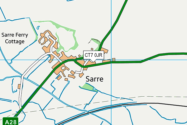 CT7 0JR map - OS VectorMap District (Ordnance Survey) CT7 0JR map - OS VectorMap District (Ordnance Survey)