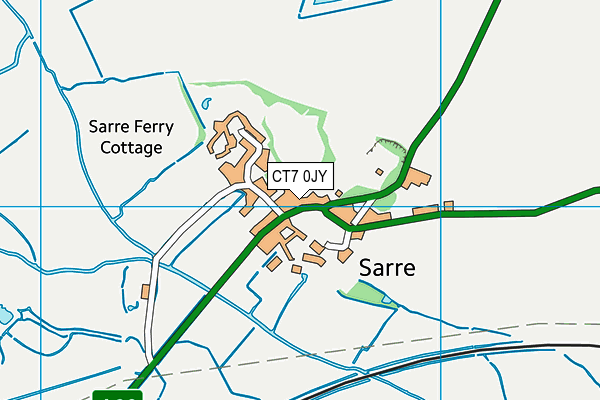 CT7 0JY map - OS VectorMap District (Ordnance Survey) CT7 0JY map - OS VectorMap District (Ordnance Survey)