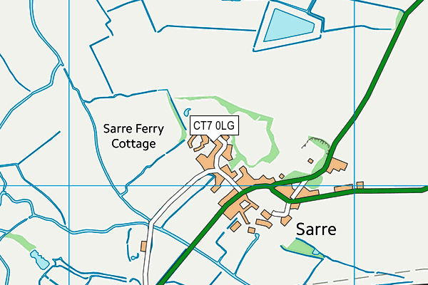 CT7 0LG map - OS VectorMap District (Ordnance Survey) CT7 0LG map - OS VectorMap District (Ordnance Survey)