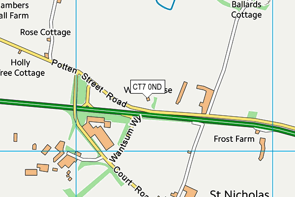 CT7 0ND map - OS VectorMap District (Ordnance Survey) CT7 0ND map - OS VectorMap District (Ordnance Survey)