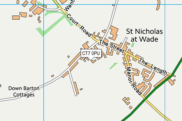 CT7 0PU map - OS VectorMap District (Ordnance Survey) CT7 0PU map - OS VectorMap District (Ordnance Survey)